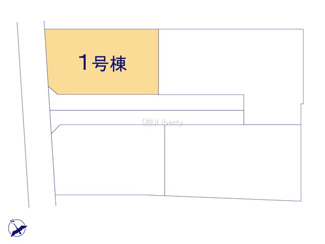 日立市東金沢町9期　新築戸建　1号棟の区画図