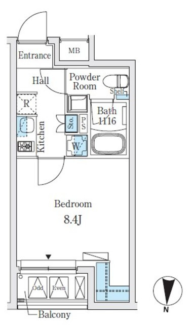 ＳＯＬＡＳＩＡｒｅｓｉｄｅｎｃｅ亀戸の間取り