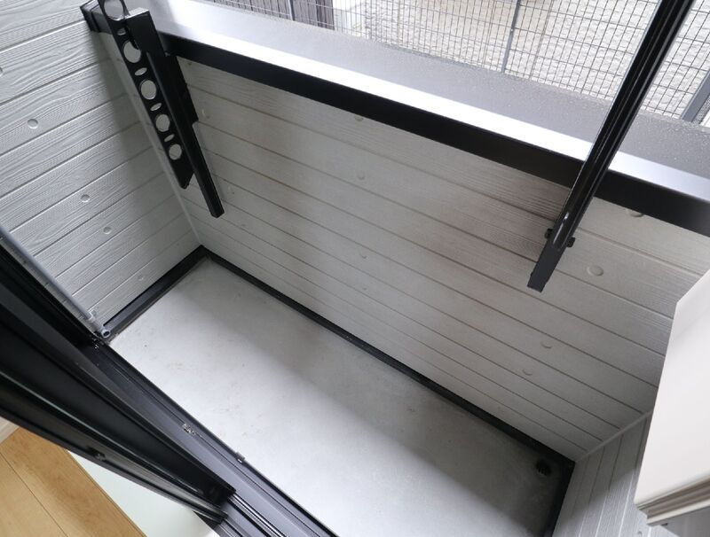 エクセラン柴又のバルコニー