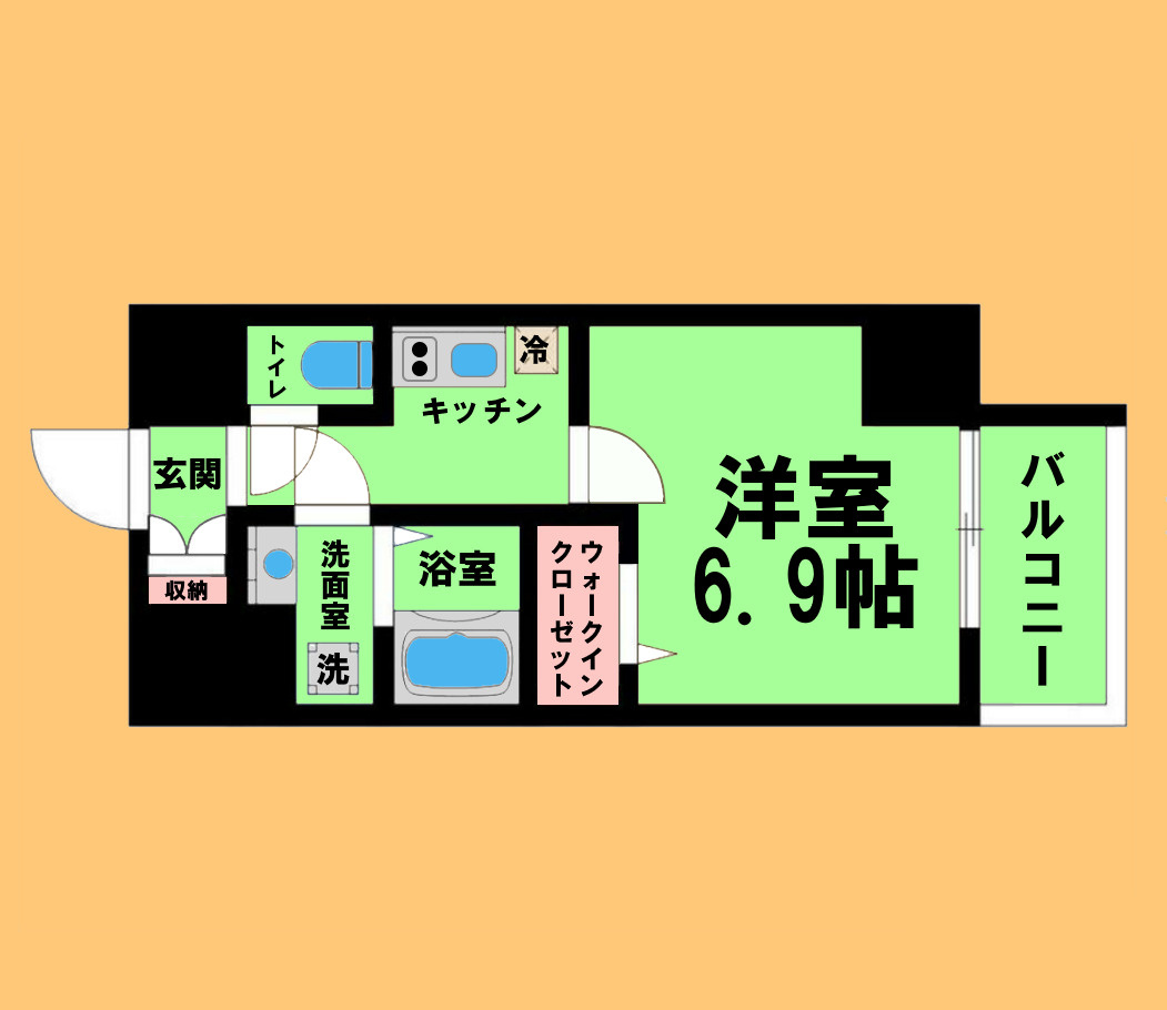 CREST TAPP黒川の間取り