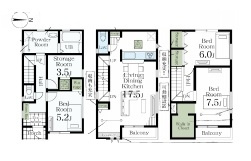 さいたま市北区植竹町1丁目　新築一戸建て　リーブルガーデン　02
