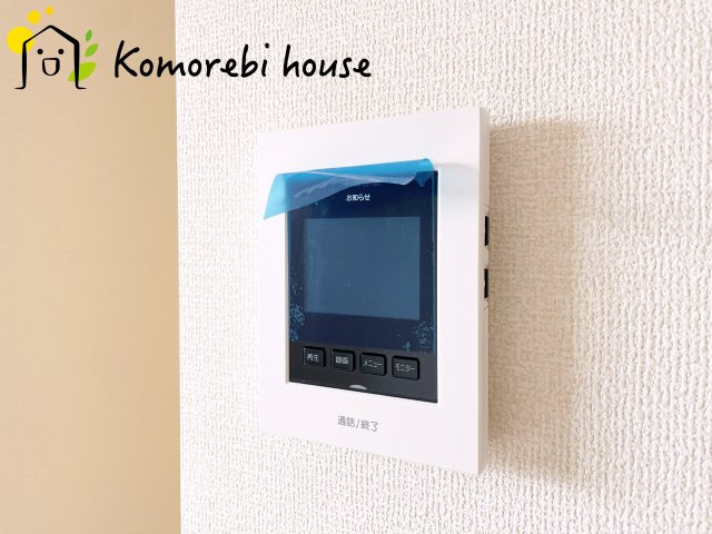 さいたま市北区植竹町1丁目　新築一戸建て　リーブルガーデン　02の防犯設備|モニター付インターホンです