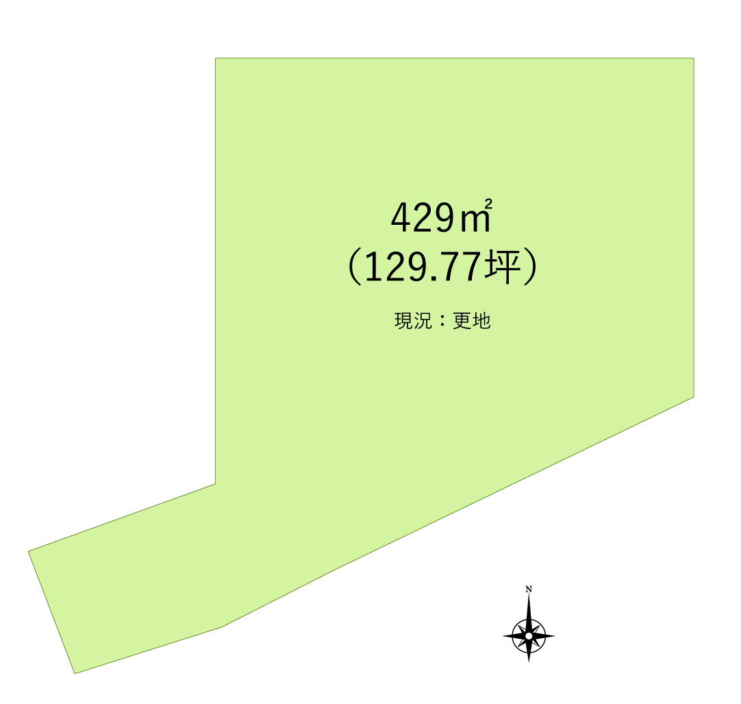 川越市大字松郷の売地