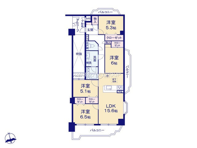 【間取り】の画像