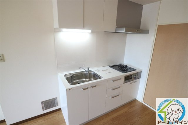 メゾンやましょうのキッチン|パース写真