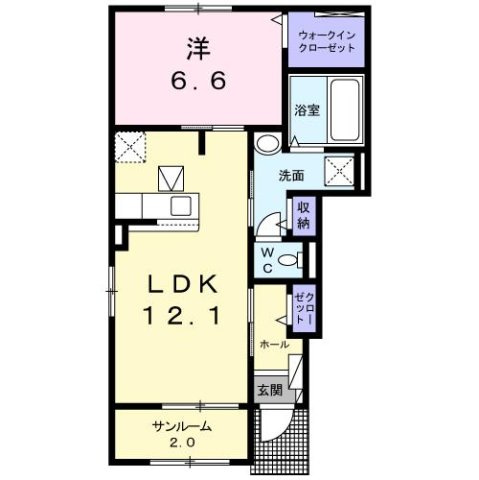 【間取り】 | ココロン　Ｂ