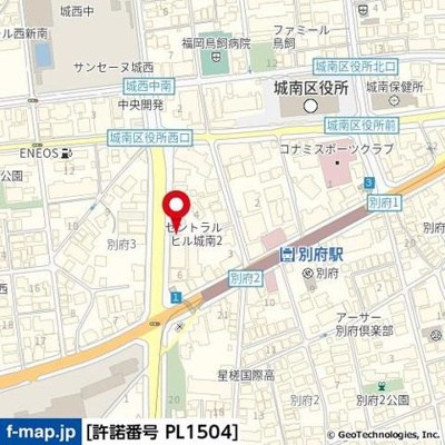 【地図】 | アクシオン別府駅前プレミアム | 地図