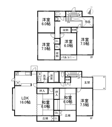 【間取り】 | 大林熱川別荘地　戸建