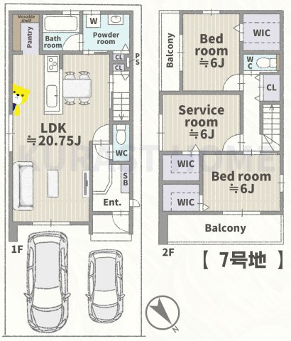 長岡京市長法寺力池　新築戸建