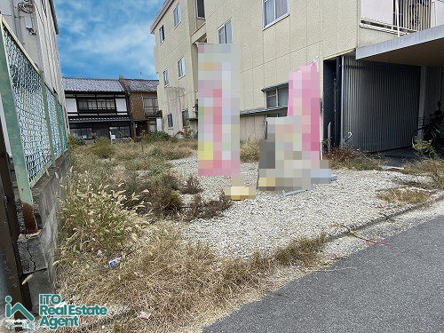 上・利生町 建築条件付土地 2号地の外観