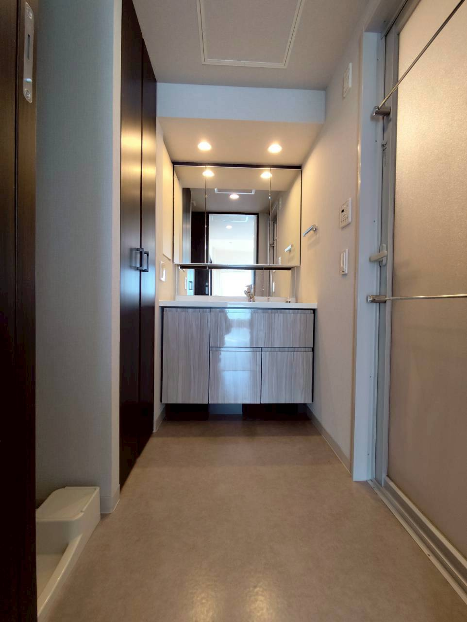 デュオヒルズ釧路の洗面所