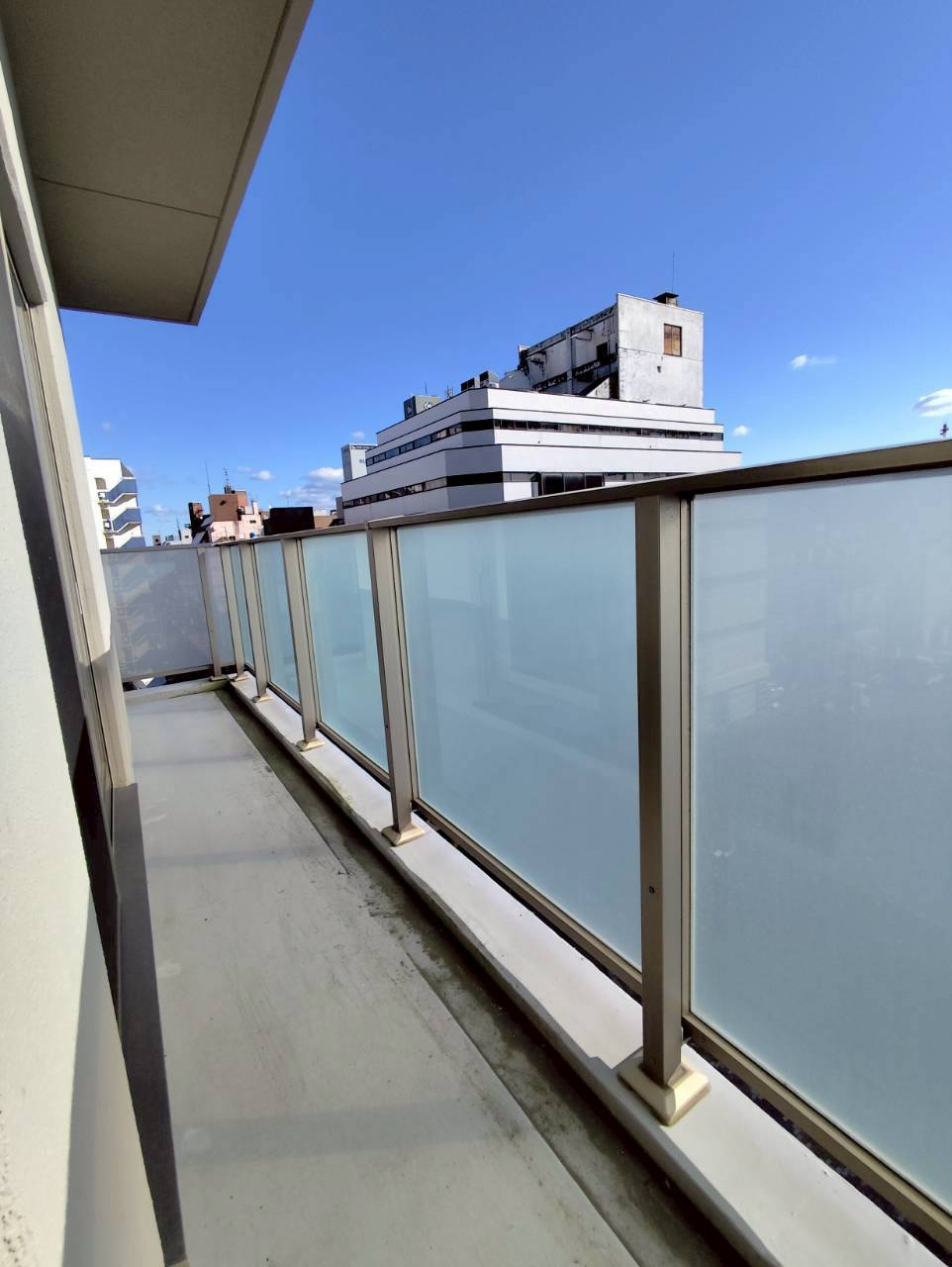 デュオヒルズ釧路のバルコニー