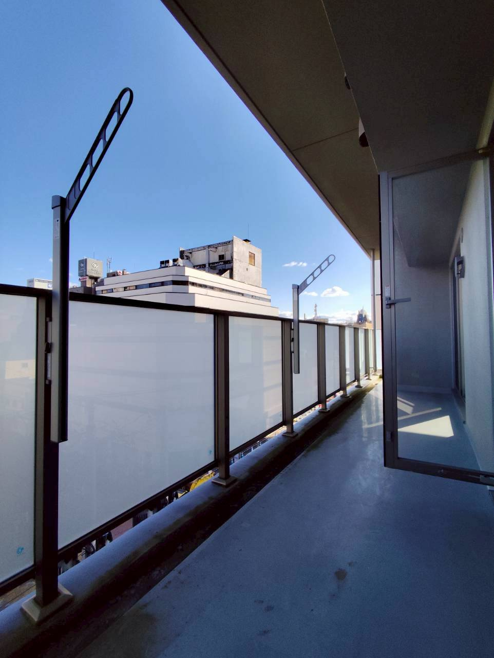 デュオヒルズ釧路のバルコニー