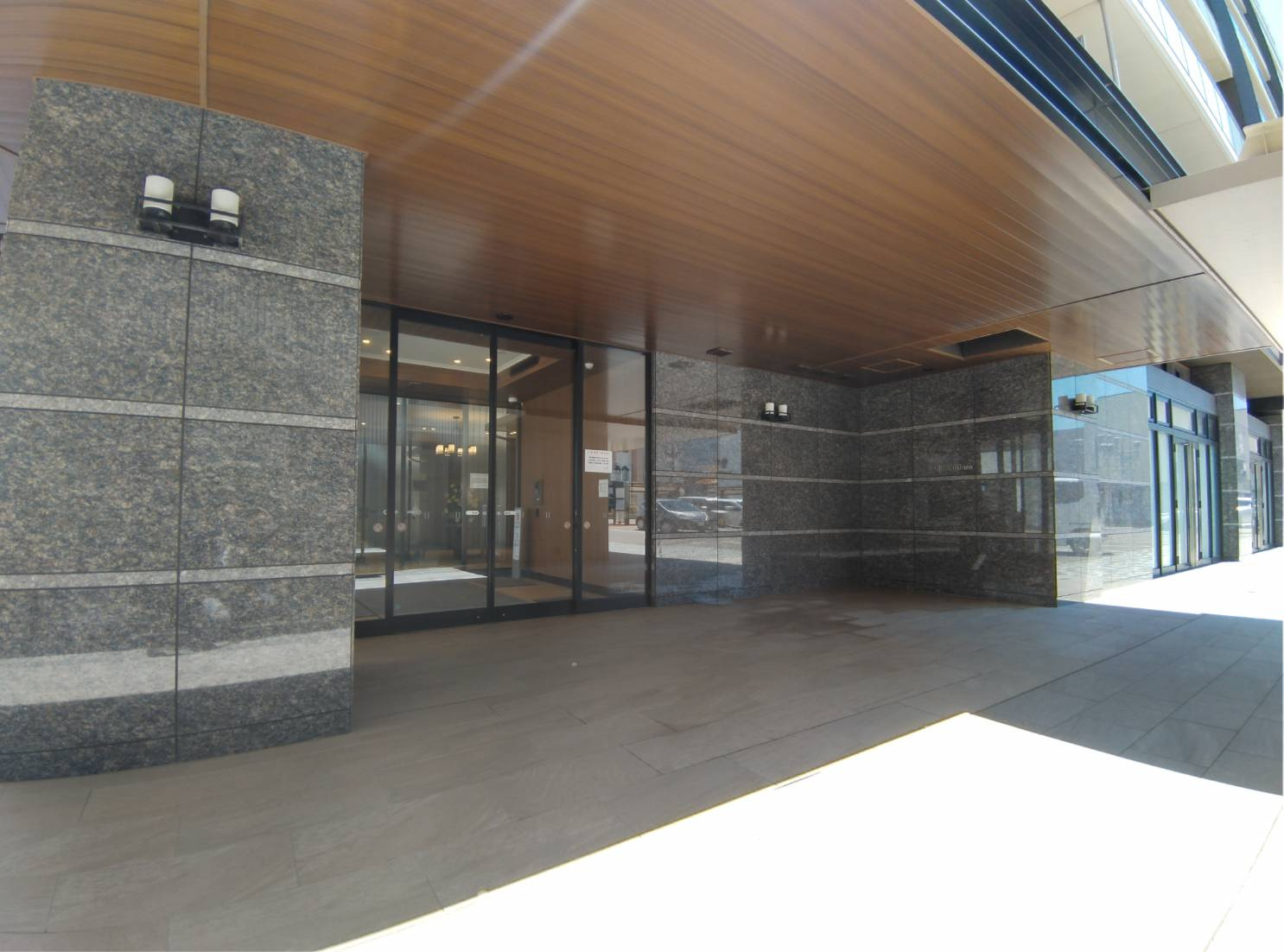 デュオヒルズ釧路のエントランス