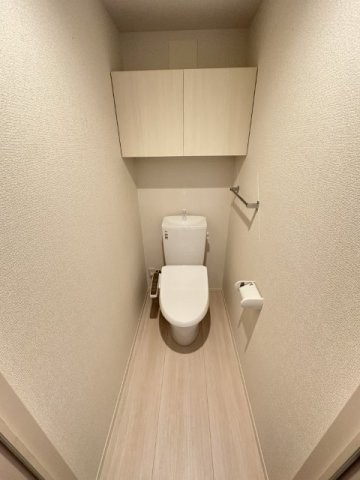 メゾン　ベルハープのトイレ|落ち着いたトイレです