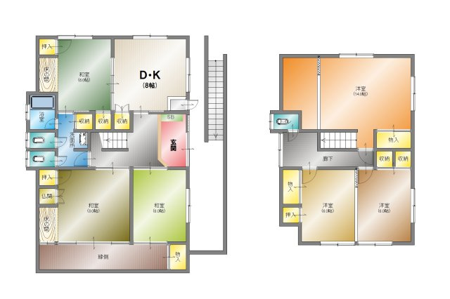 【間取り】 | 西京区御陵池ノ谷