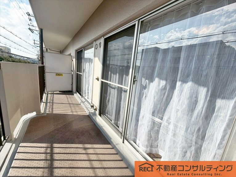 ネオコーポ魚崎のバルコニー