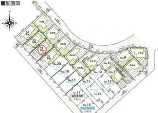 【区画図】 | アイタウン木津川市城山台３丁目 | 区画図