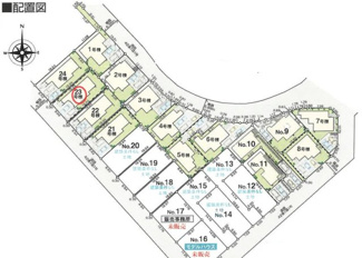【区画図】 | アイタウン木津川市城山台３丁目 | 区画図