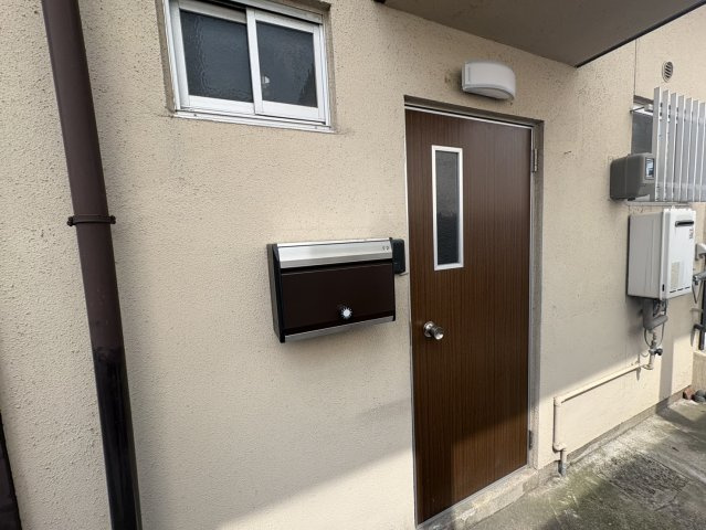 森西アパートのエントランス