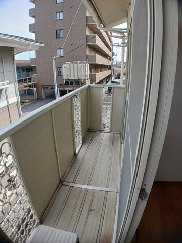 シティハイツ蘭のバルコニー
