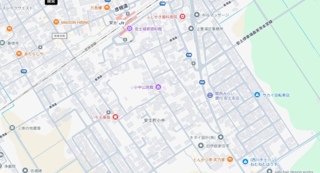 近江八幡市安土町下豊浦　第7期　新築一戸建ての地図