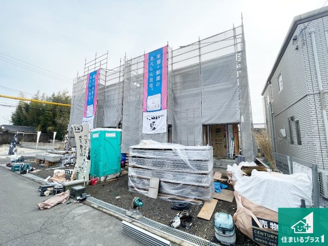 近江八幡市土田町　第4期　新築一戸建ての外観|現在建築中！落ち着いた街並みで新生活を始めることが出来そう！周辺の物件も併せてご紹介させて頂きます！