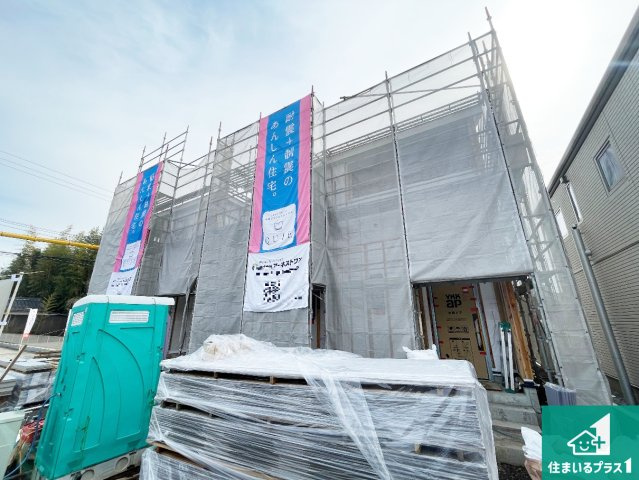 近江八幡市土田町　第4期　新築一戸建ての外観|現在の進捗状況です！順調に作業進行中、完成が待ち遠しいです！詳細の間取り等、お気軽にお問い合わせください！