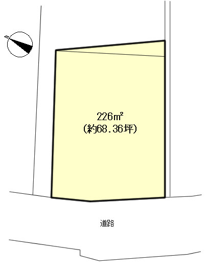 伊豆市　伊豆平パールタウンの土地図
