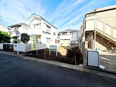 【外観】 | 中野区丸山2丁目　建築条件なし売地【南向き整形地 建物参考プランあり 現況更地】7690万円 | 現況更地につき スムーズにご建築をスタートできます。。