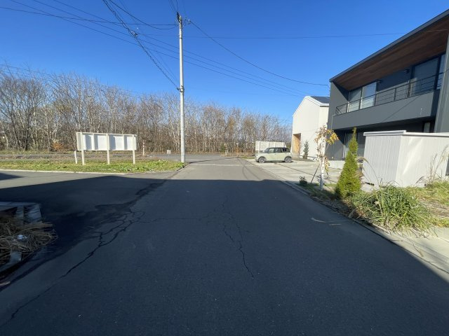 おいらせ町鶉久保の前面道路含む現地写真