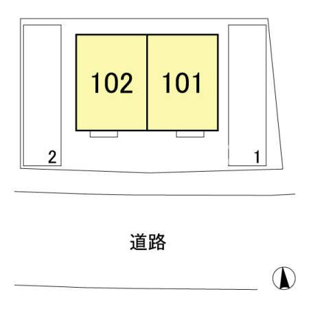 ファミールデュオの区画図|高崎、前橋のお部屋探しはエンドスケープまで！お客様の理想お聞かせ下さい♪