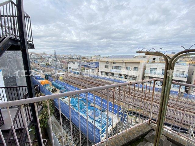 第一冨士マンションのバルコニー