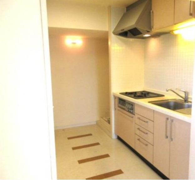 ヒルズ代官山　角部屋　分譲　常時ゴミ出し可　リノベーションのキッチン