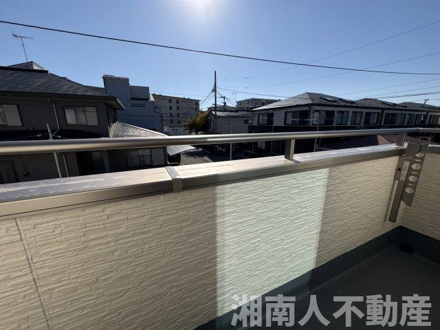 茅ケ崎市柳島１丁目　全3棟　のバルコニー|落ち着いた時間を過ごせるバルコニーです