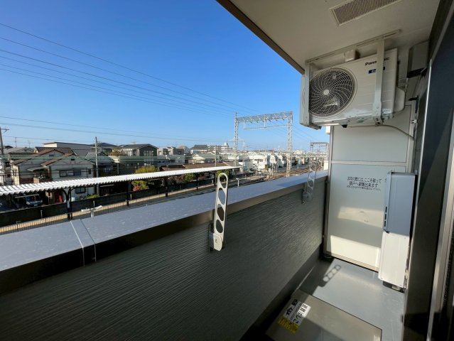 フジパレス弥刀駅北Ⅱ番館のバルコニー