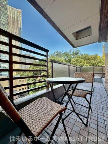 虎ノ門ガーデンのバルコニー|虎ノ門が一望できるバルコニー