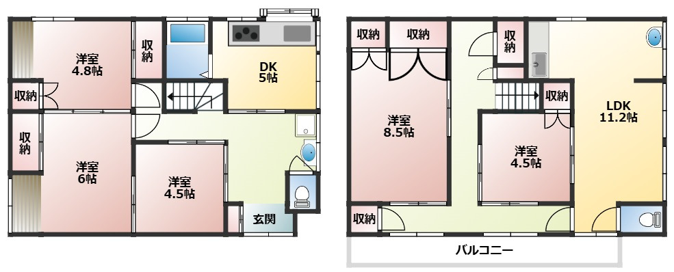 Tハウスの間取り