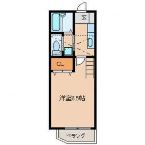 Ａレガート久留米大前　Ａ棟の間取り