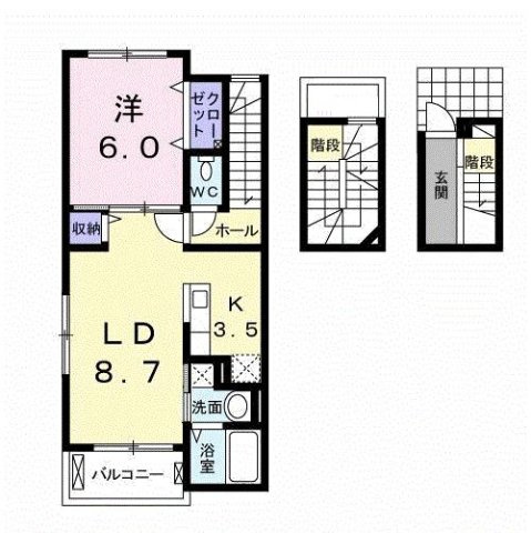 サウスウィンドⅡの間取り