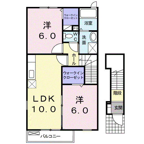 ラミアカーサの間取り