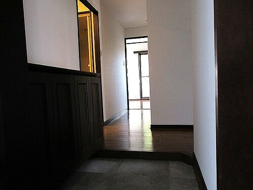 ライオンズマンション諏訪野の玄関|下駄箱