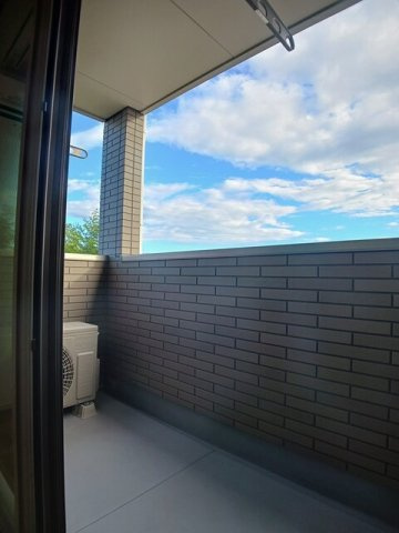 チャク弐番館のバルコニー