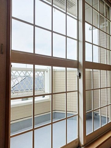 キングスコ－トＢのバルコニー