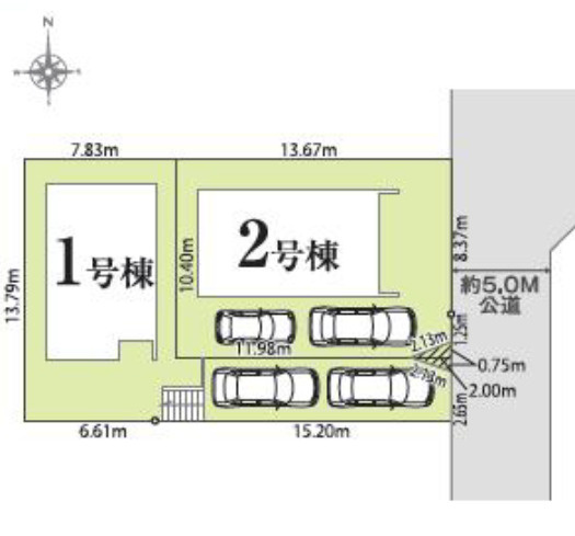 【区画図】 | 明石市大久保町山手台24-1期（全2）1号棟 | 1号棟です。
