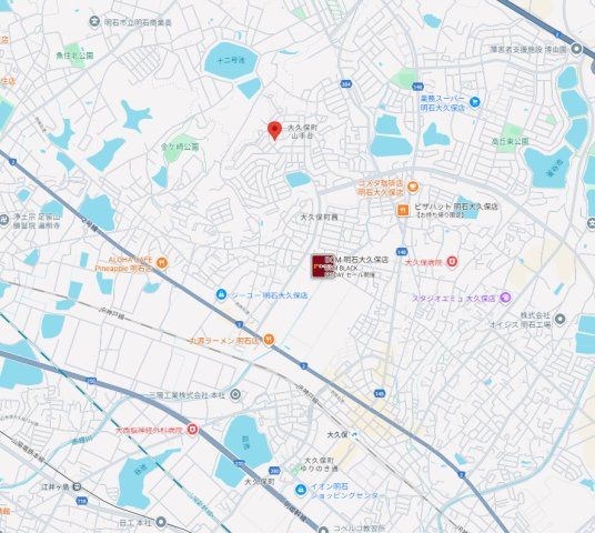 【地図】 | 明石市大久保町山手台24-1期（全2）1号棟