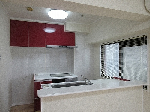 ライオンズマンション久留米第３のキッチン|キッチンに窓あり