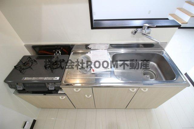 カシェットイン都北のキッチン|きれいなキッチンです