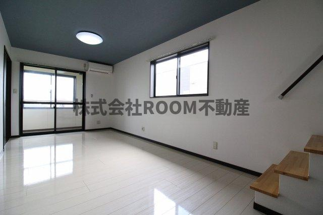 カシェットイン都北の居間・リビング|使いやすい居間です