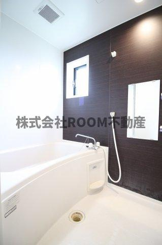 カシェットイン都北の浴室|日々の疲れを癒すお風呂付です